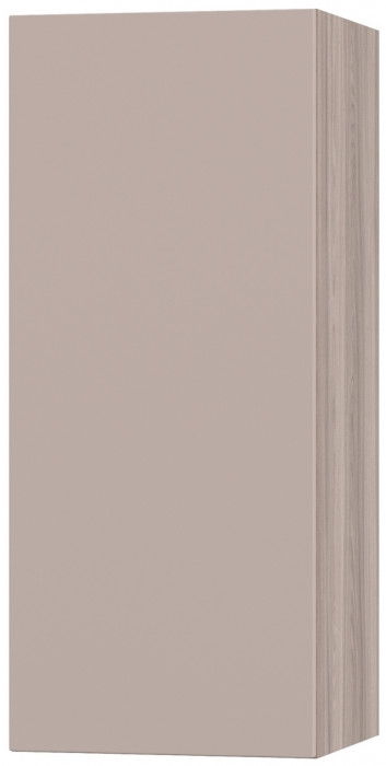 Роквуд Шкаф навесной 16.322.01, цвет корпус ДСП эмили блаш/фасады МДФ крем, ШхГхВ 38,4х36,6х90 см., универсальная сборка