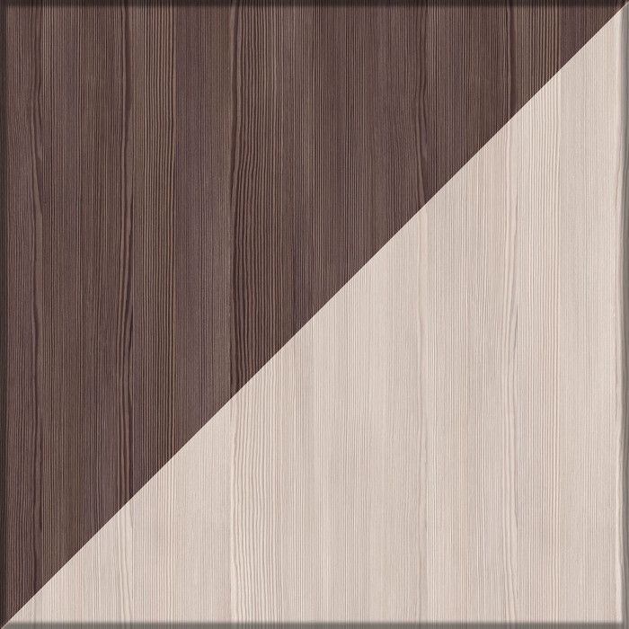 Прихожая 2-3431бод.тем/св Домино - Шкаф с вешалкой, бодега тёмный/бодега светлый