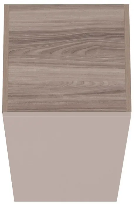 Роквуд Шкаф навесной 16.322.01, цвет корпус ДСП эмили блаш/фасады МДФ крем, ШхГхВ 38,4х36,6х90 см., универсальная сборка