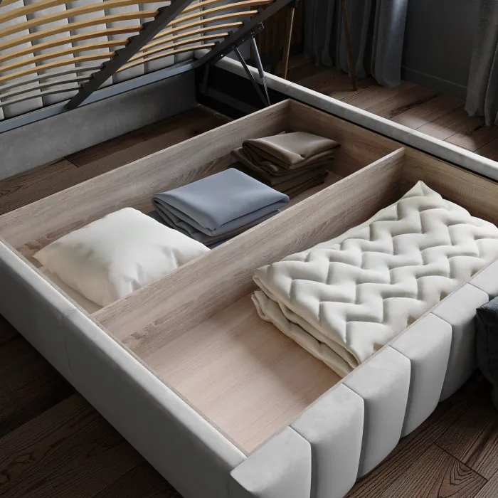 Нега Кровать интерьерная 140 изумруд, ПМ