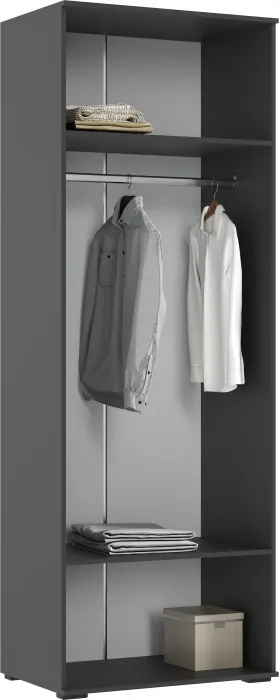 Норд Шкафы угловая композиция, Графит/Изумрудный