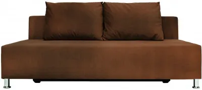Диван-еврокнижка Парма Люкс, велюр коричневый