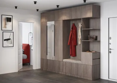 Модульная прихожая Кантри, композиция 4