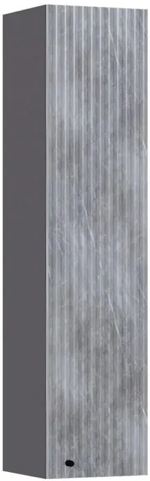 Оливия Шкаф навесной (Глиняный серый, Шарли мокко)