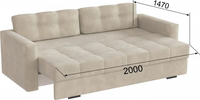 Диван раскладной Брэй бежевый