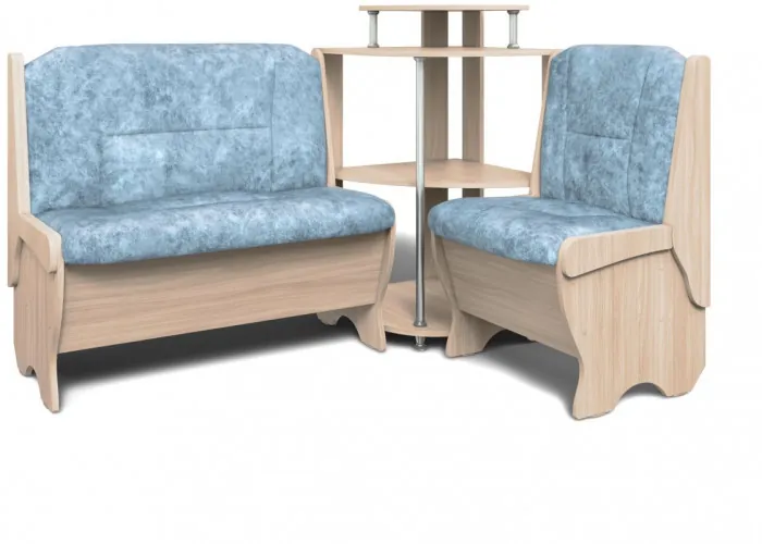 Кухонный набор Лотос ясень светлый/лагуна