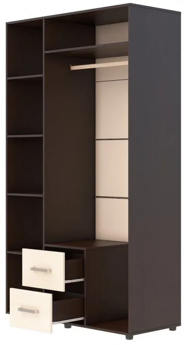 Шкаф ЭВА трехстворчатый ШК-019 (Венге/дуб молочный)