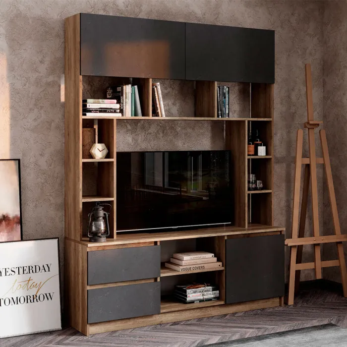 "Прайм" Секция центральная дуб каньон/M18