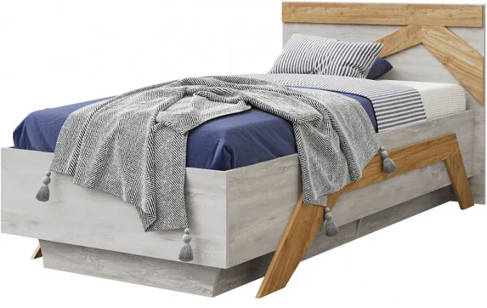 Модульная подростковая комната "Скандинавия" - Бетон пайн светлый/Дуб наварра