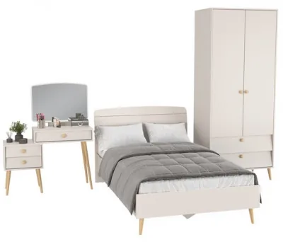 Афина Спальня 03-1200, цвет кашемир серый, сп.м. 1200х2000 мм., б/м, основание есть - фанера