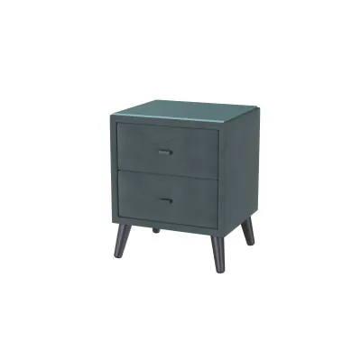 Тумба прикроватная интерьерная Пай серый/мдф бриз