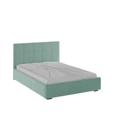 Рио Кровать интерьерная 140 мятный квадрат, ортопед