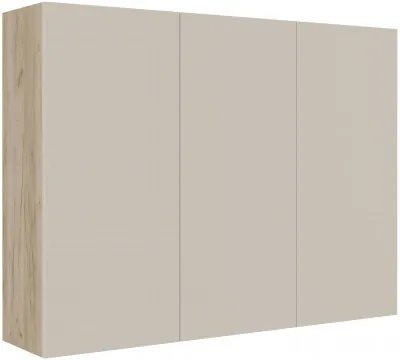 БОСТОН Шкаф навесной ШН-001 ЛДСП, крафт серый/кашемир