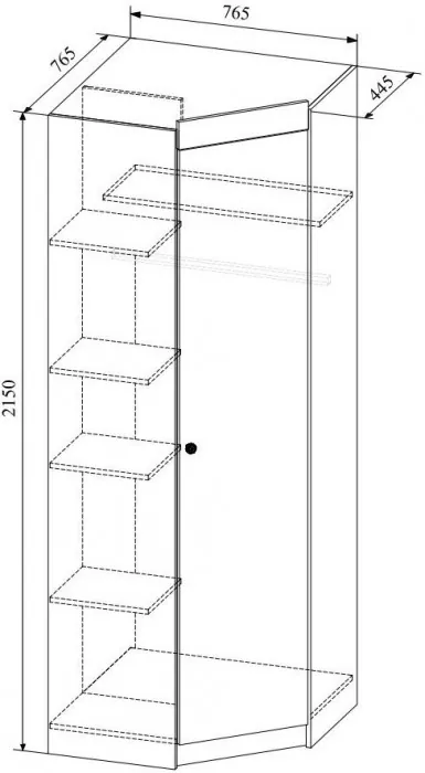 Модульная детская Ки-Ки композиция 5, Белый/Белое дерево