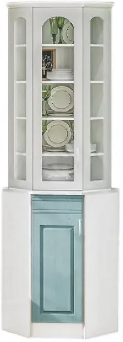 Буфет Констанция угловой (Голубой)