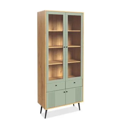 Шкаф-витрина 2-х дверная Вега Саксония