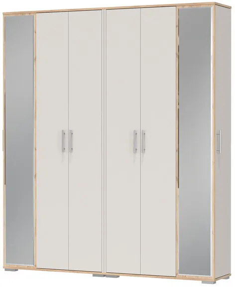 Две прихожих Домино-мини 2-3421дкз/к.с, цвет дуб крафт золотой/кашемир серый, ШхГхВ176х36х202 см.