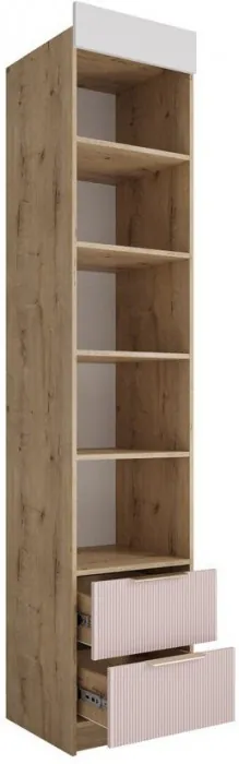 Модульная детская Лавис, композиция 7, Белый/Белый Софт / Графит Софт