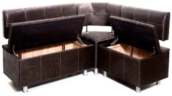 Кухонный уголок Торонто 1500х1250 к/з Бурбон