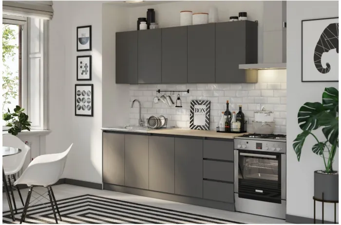 Кухня ЛДСП Челси 2000 (Белый)