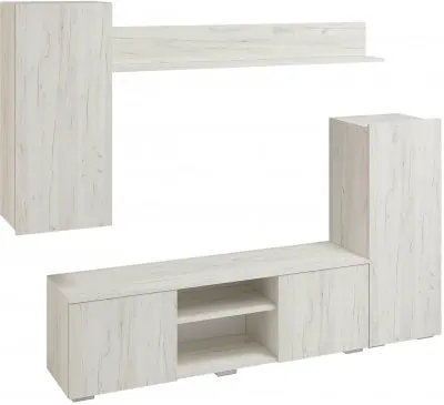 гостиная Амелиа дуб крафт белый/дуб крафт белый