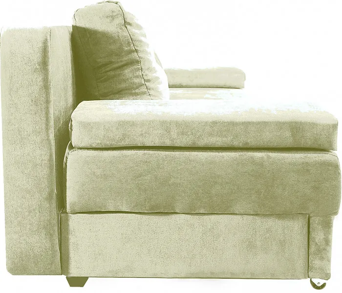 Диван-еврокнижка Амстердам Мини люкс, 150, велюр бежевый