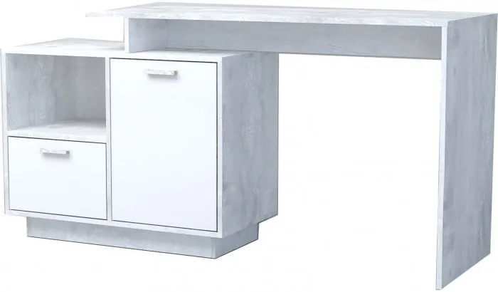 Эго Стол Ст-2 ПД (Глянец Белый/Дуб Крафт Золотой)