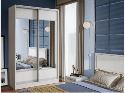 Шкаф-купе Тринити 9 NEW 1350 (Сандал светлый)