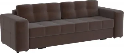 Диван раскладной Верден, коричневый