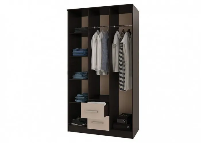 Фиеста Шкаф трехдверный, венге