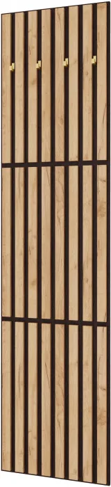 Модульная прихожая Кано, набор 4, Венге/Крафт золотой