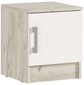 Прикроватная тумба (комплект 2шт), Крафт серый/Кашемир