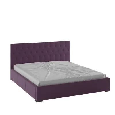 Октавия Кровать интерьерная 180 винный ромб, ортопед