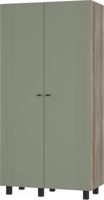 Шкаф 2-х створчатый "Олива" ШК-03 Дуб каньон/MF12 Эвкалипт