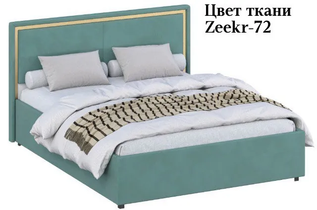 Кровать 140 с ортопед. основанием КР-431-М-14, Микровелюр-72