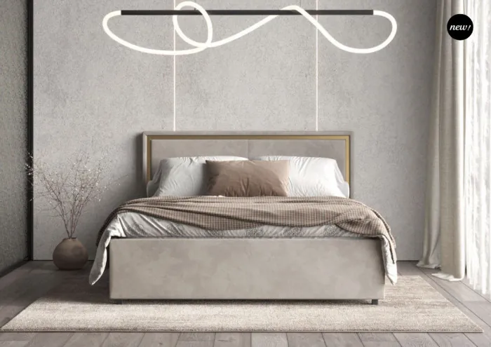 Кровать 160 с ортопед. основанием КР-431-М-16, Микровелюр-47