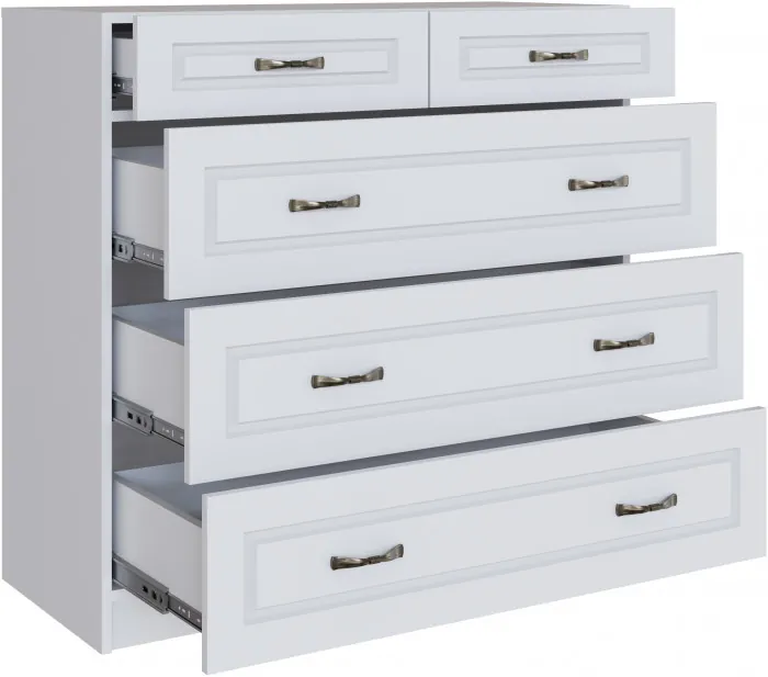 Модульная спальня Апполия, Белый/Белый дуб