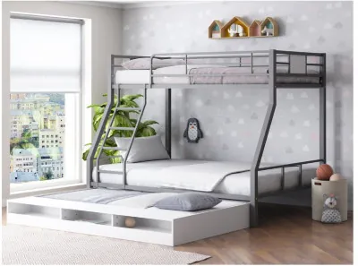 Двухъярусная кровать Гранада 1КВ (Венге, Белый)