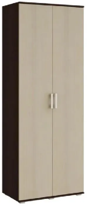 Виста Шкаф 2-х створчатый (Дуб крафт/ Белый Глянец)