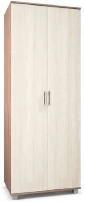 Виста Шкаф 2-х створчатый (Дуб крафт/ Белый Глянец)