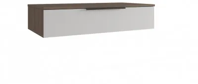 МС Роза Тумба подвесная (Ройс)+ ручка скоба (Орех Франклин карамель/бежевыйскин)