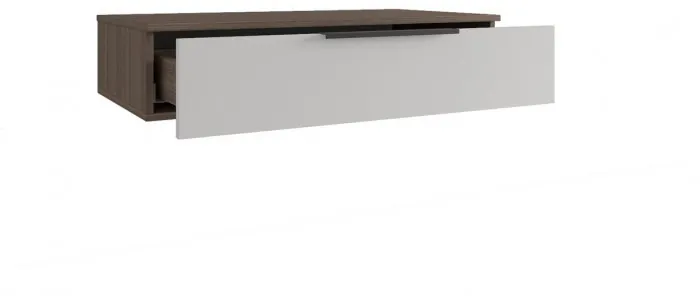 МС Роза Тумба подвесная (Ройс)+ ручка скоба (Орех Франклин карамель/бежевыйскин)