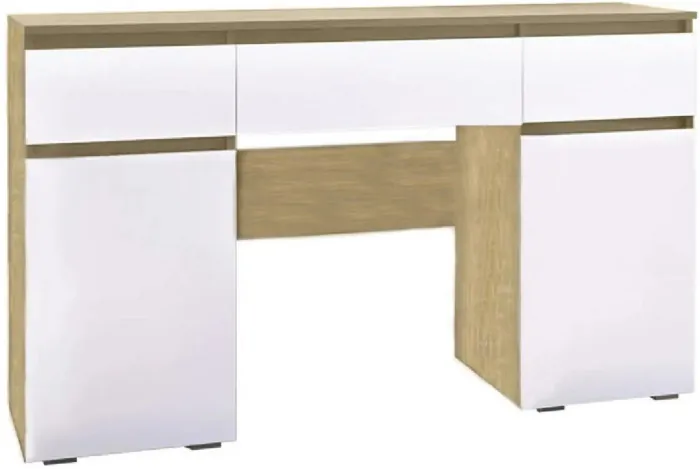 Ким Стол туалетный (Белый глянец, Венге)