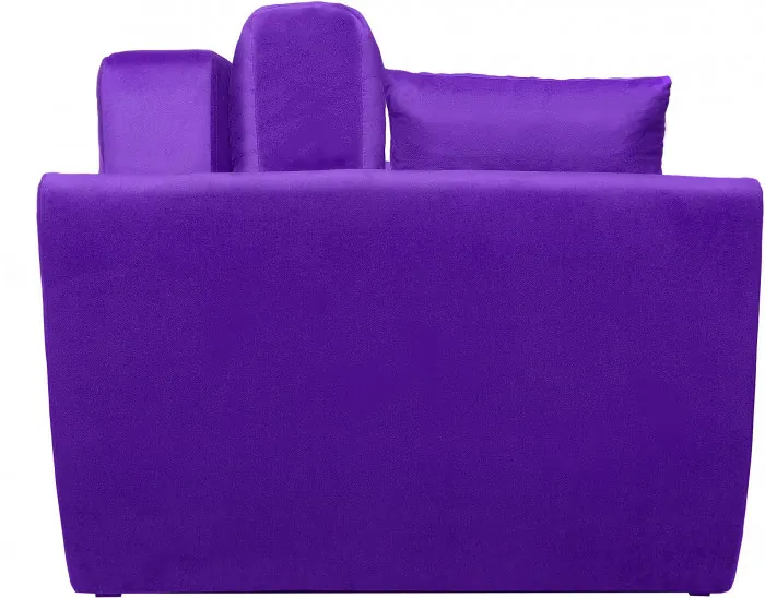 Диван-еврокнижка Амстердам Люкс, 160х195, пружинный блок, велюр фиолетовый