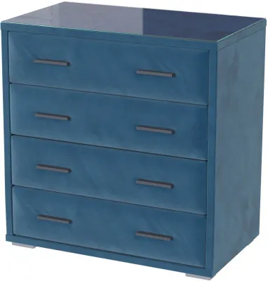 Интерьерный комод со стеклом атлантида