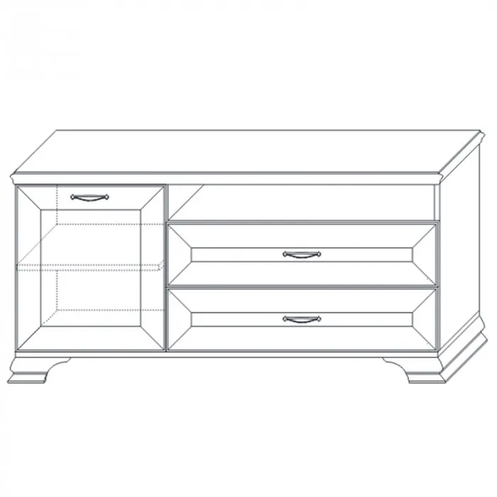 Тумба для аппаратуры 2 Сиена