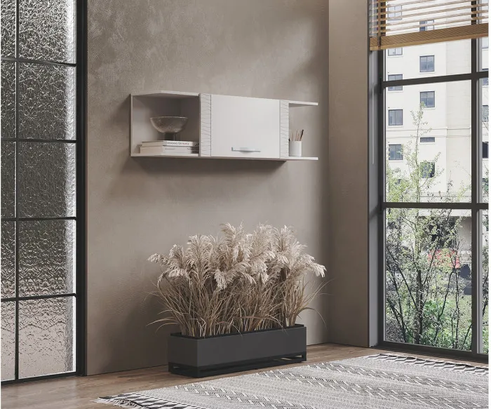 Полка навесная "Монако" АН-07 кашемир/MF03