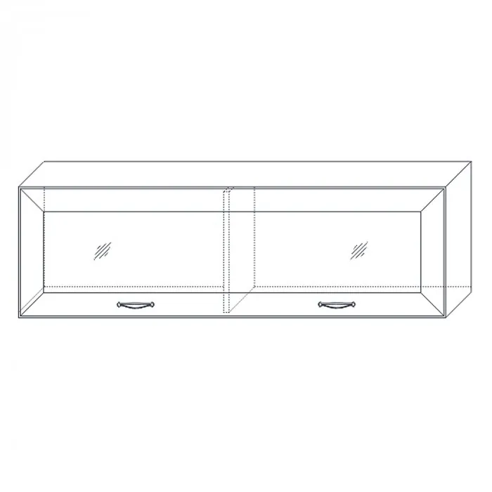 Полка навесная 2 1300 Сиена