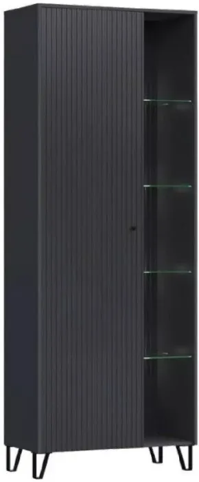 Модульная гостиная Оливия, композиция 1 (Графит, Графит Софт)