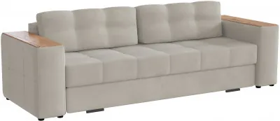 Диван раскладной Нави, бежевый/мдф дуб канадский